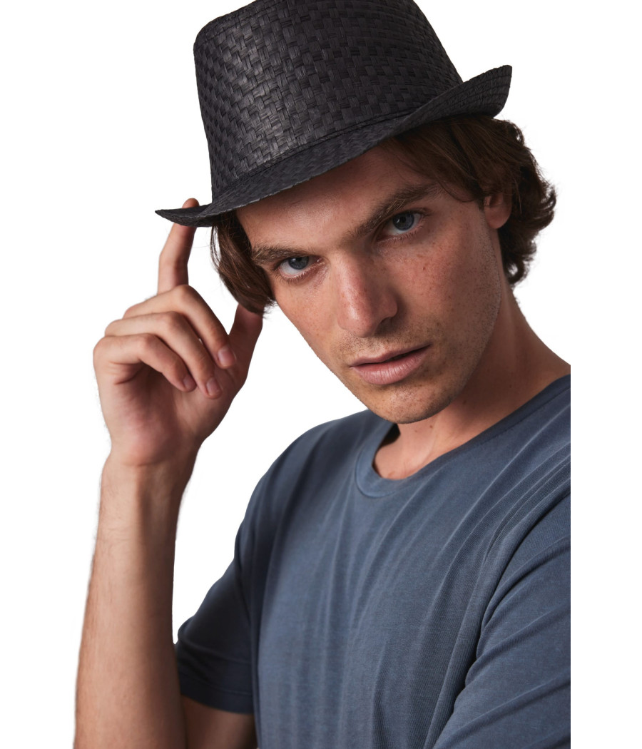 Chapeau de paille style Panama rétro