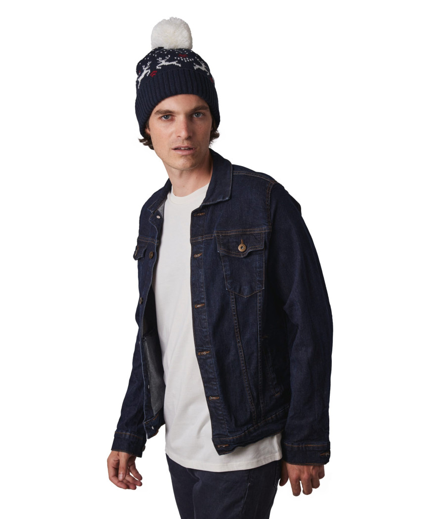 Bonnet de Noël motifs rennes