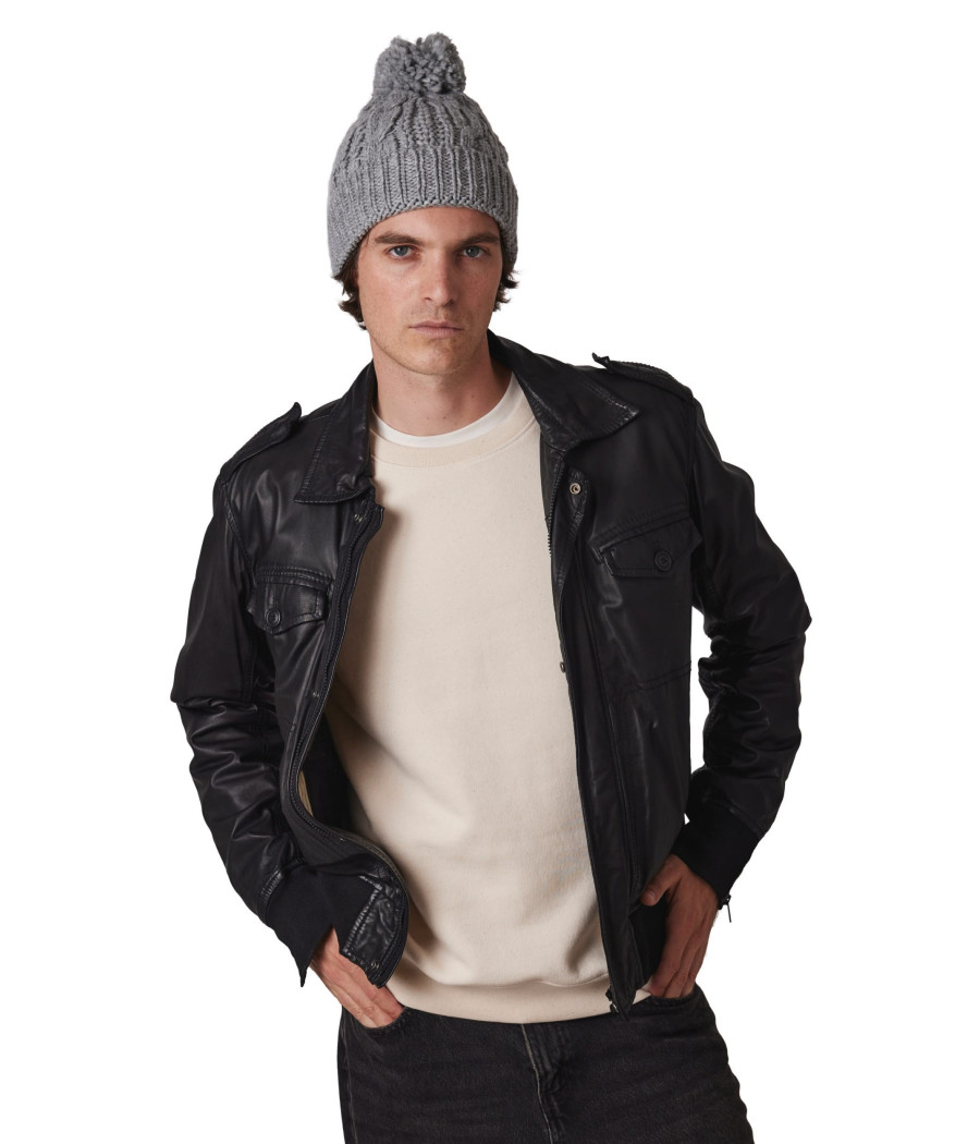 Bonnet en maille tricot