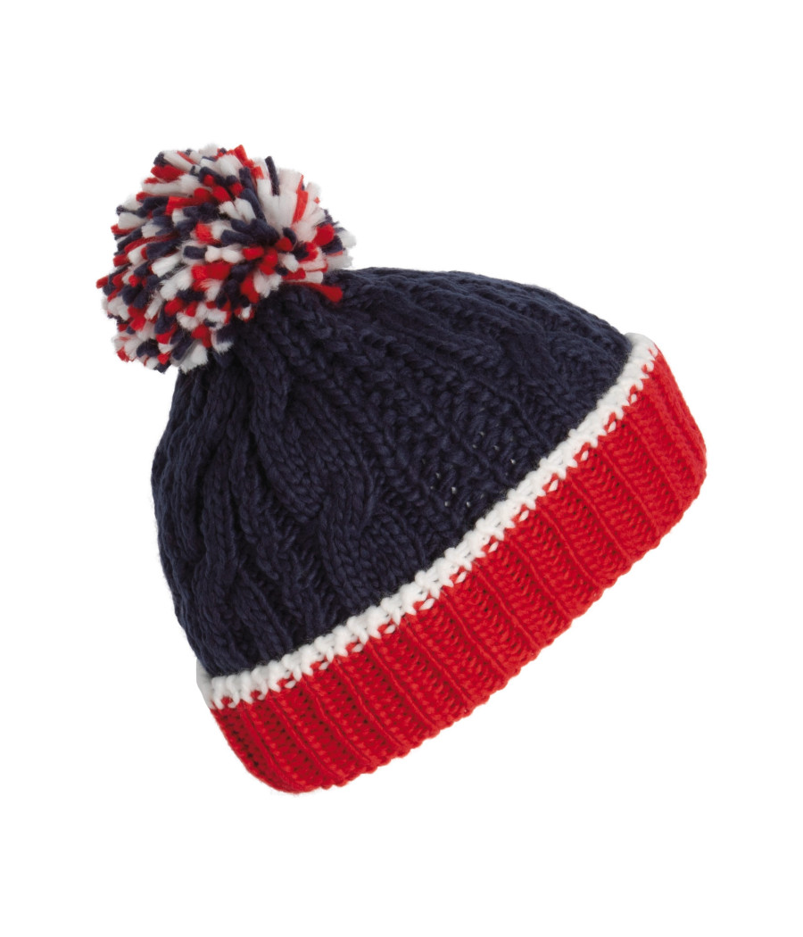 Bonnet en maille tricot