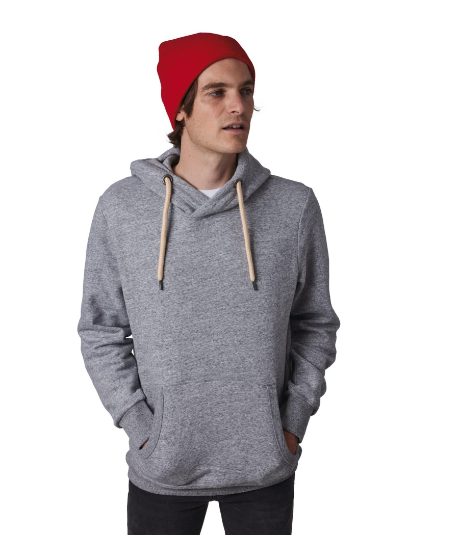 Bonnet recyclé avec revers tricoté