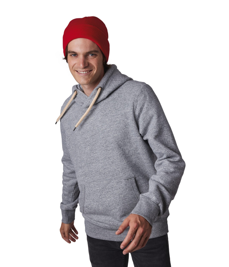 Bonnet recyclé avec revers tricoté