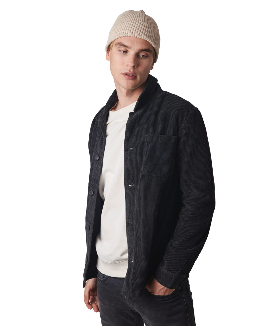 Bonnet côtelé avec revers