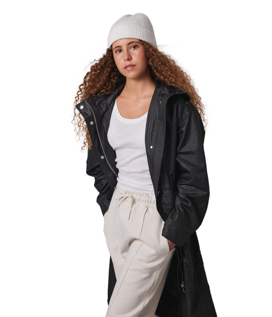 Bonnet côtelé avec revers