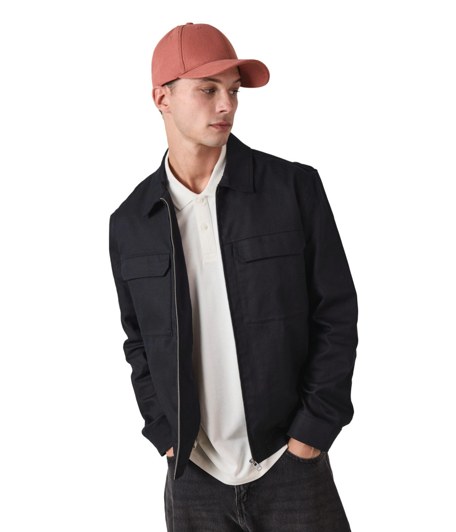 Casquette 6 panneaux en coton recyclé