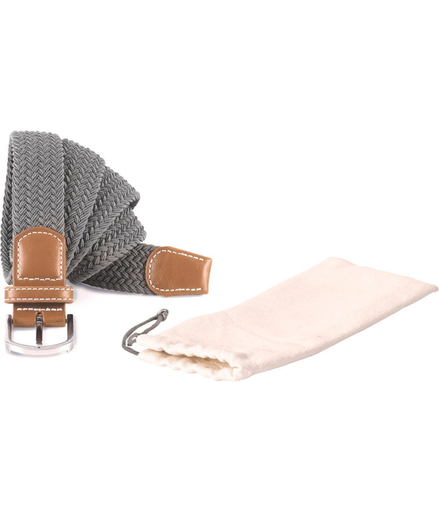 Ceinture tressée élastiquée