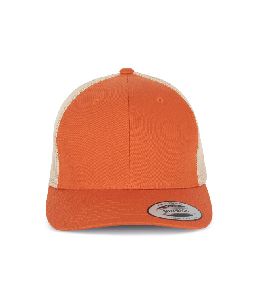 Casquette Trucker modèle rétro - 6 panneaux