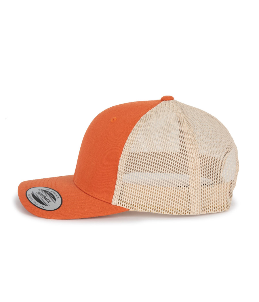 Casquette Trucker modèle rétro - 6 panneaux