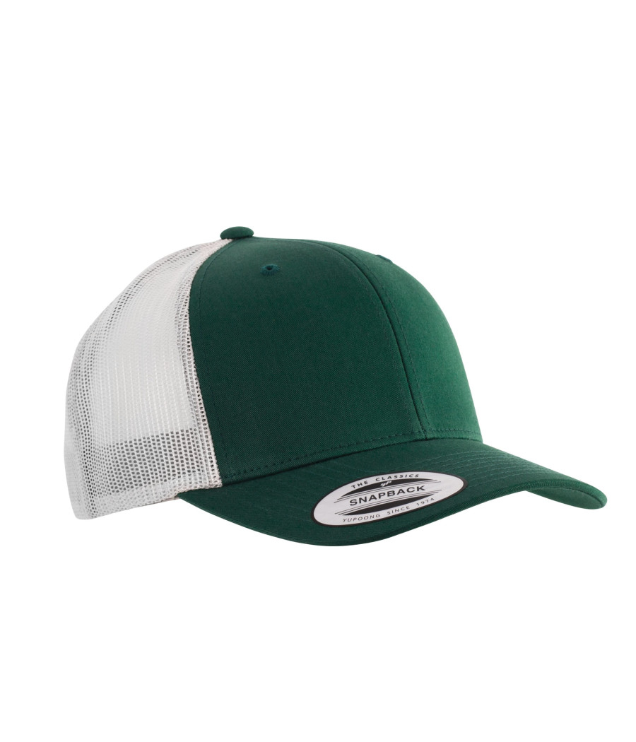 Casquette Trucker modèle rétro - 6 panneaux