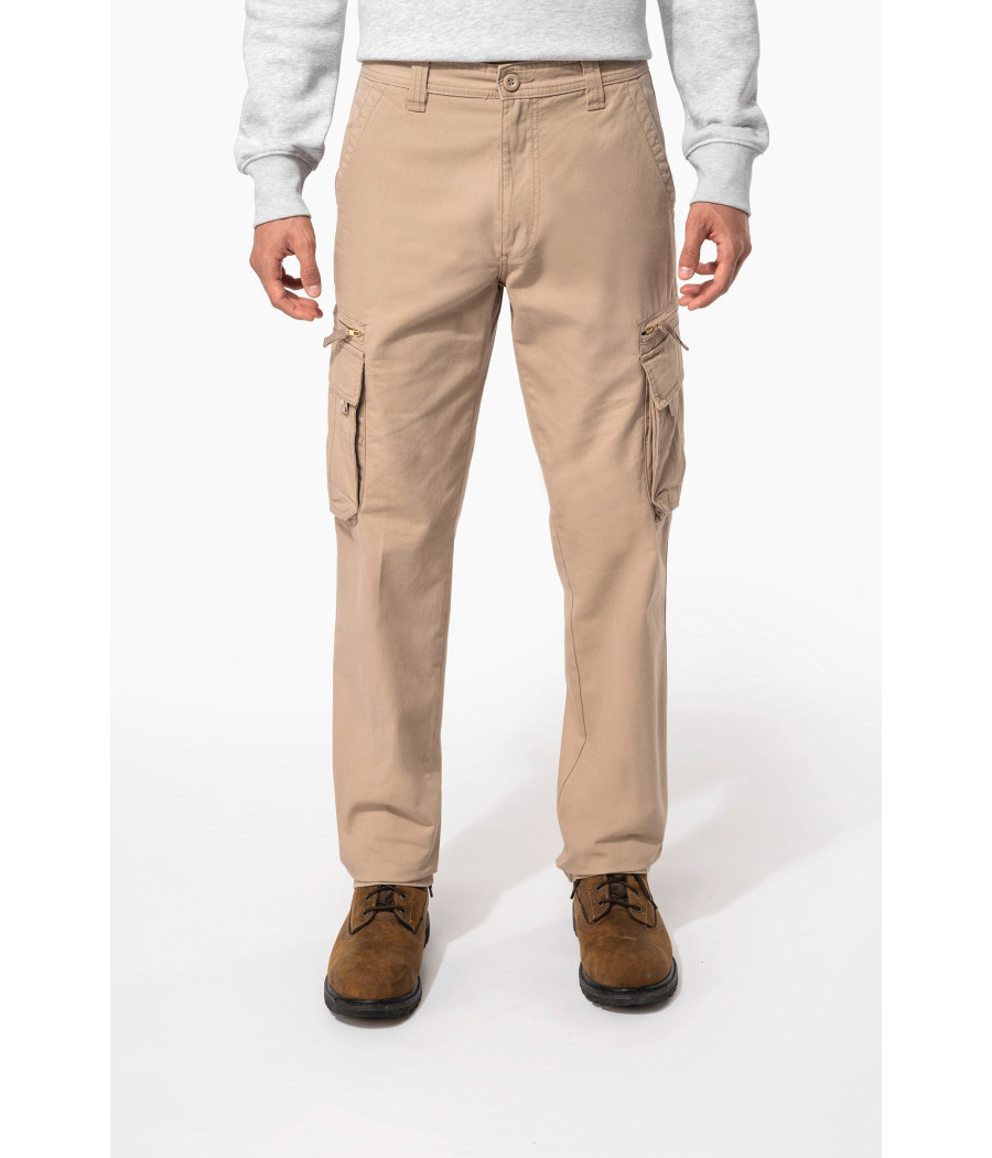 Pantalon multipoches homme
