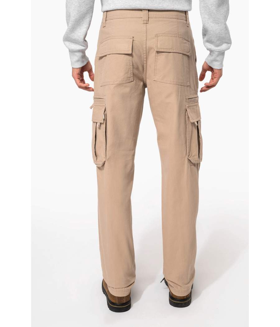 Pantalon multipoches homme