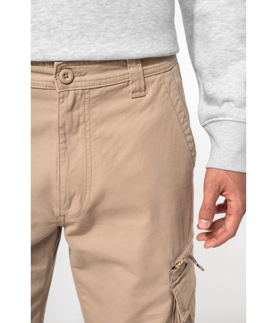 Pantalon multipoches homme