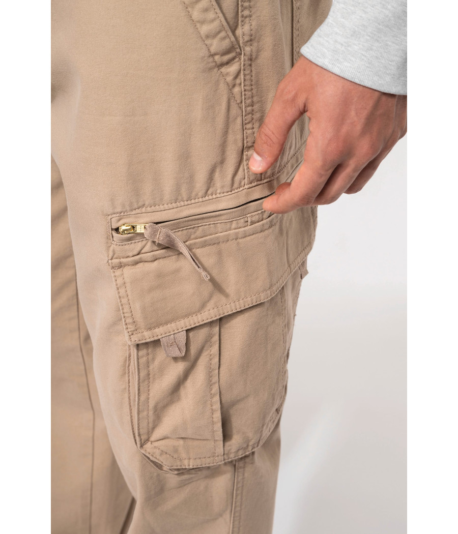 Pantalon multipoches homme