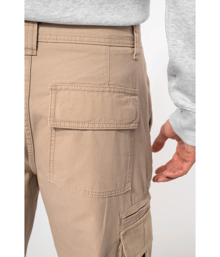 Pantalon multipoches homme