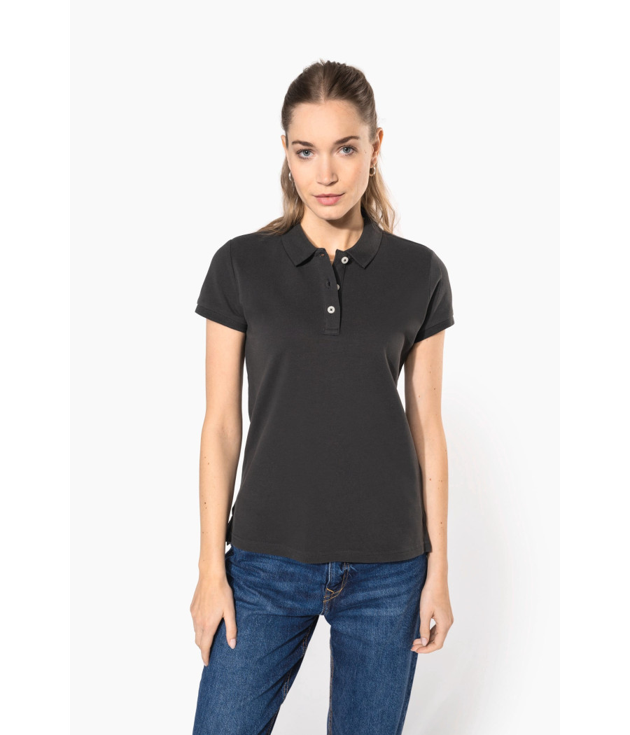Polo vintage manches courtes femme