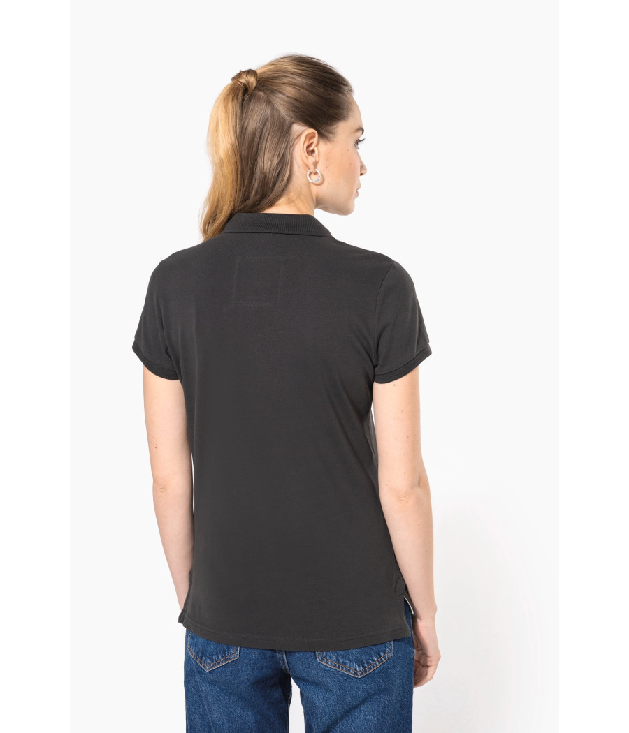 Polo vintage manches courtes femme