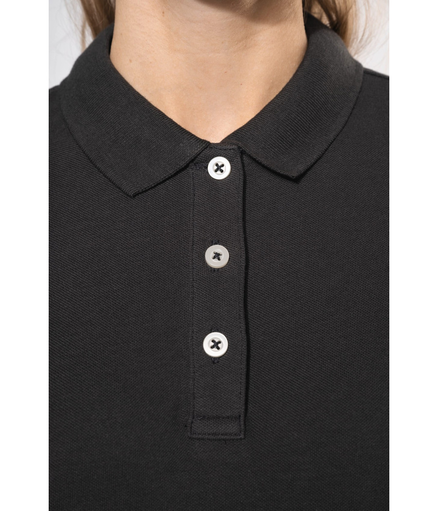 Polo vintage manches courtes femme