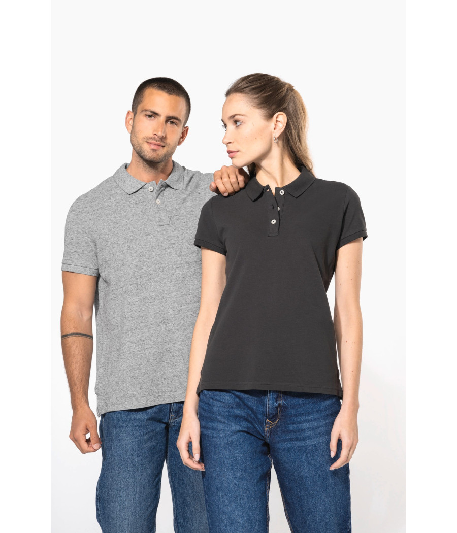 Polo vintage manches courtes femme
