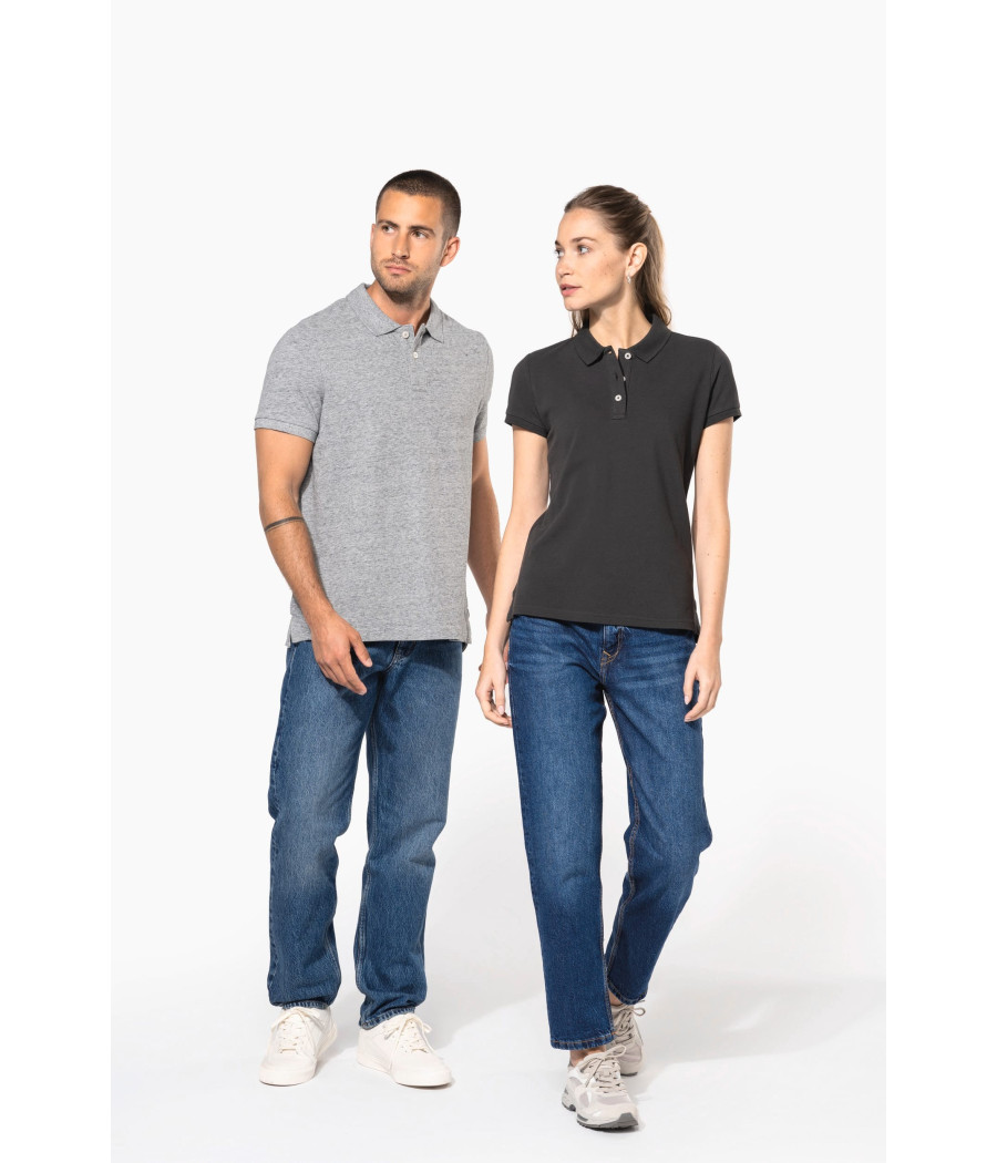 Polo vintage manches courtes femme