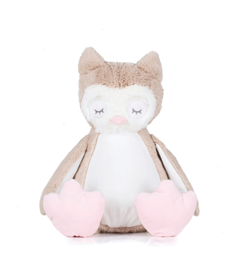 Peluche zippée Chouette
