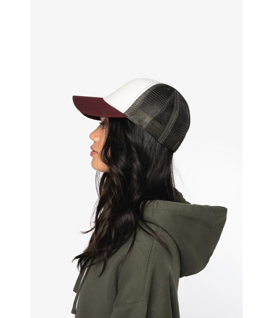 Casquette trucker écoresponsable 5 panneaux unisexe