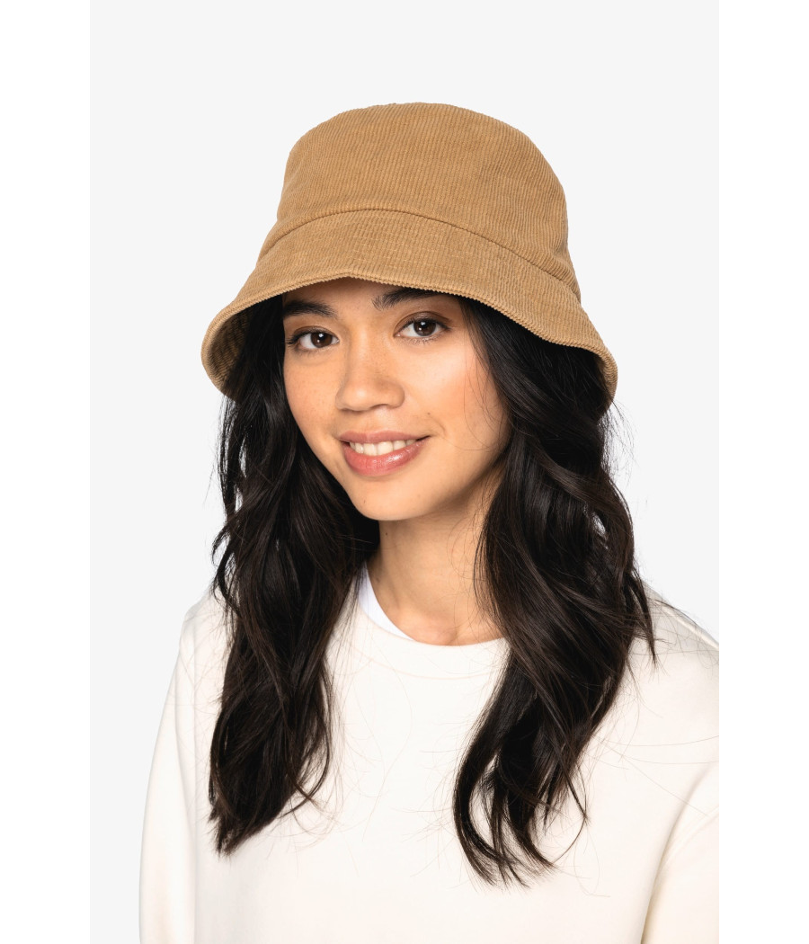 Bob écoresponsable en velours côtelé unisexe