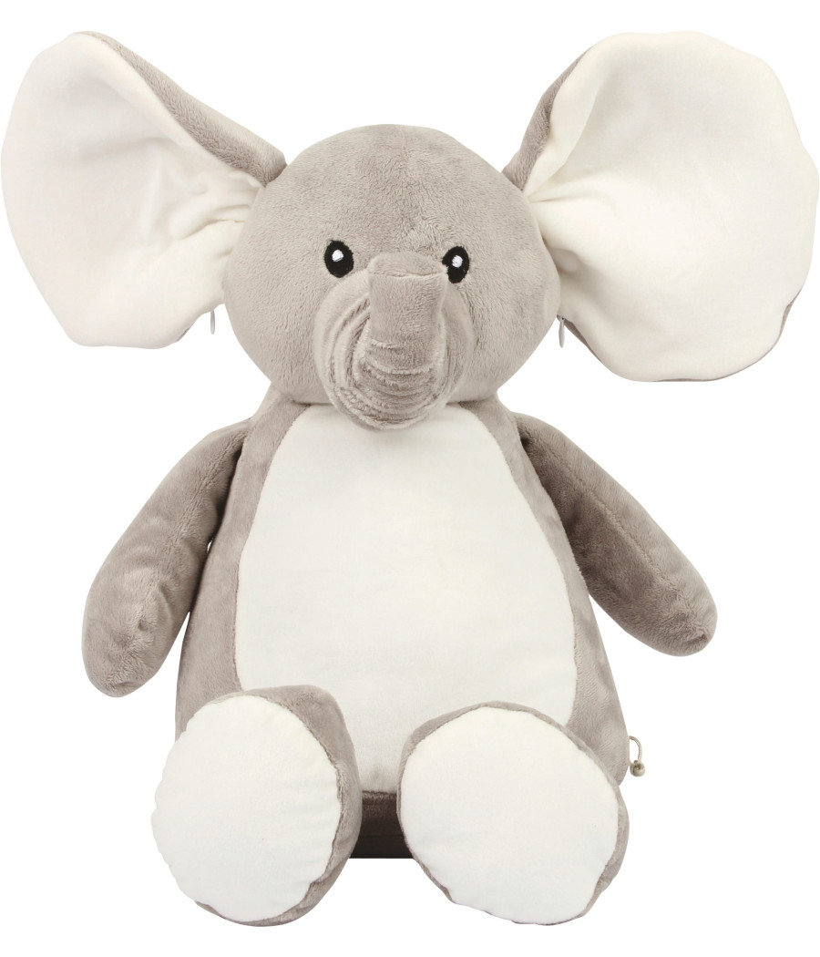 Peluche zippée Éléphant