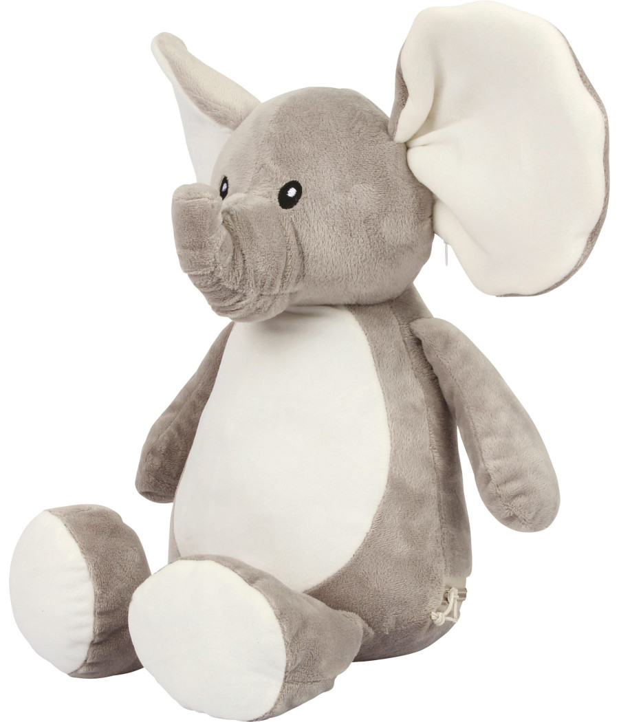 Peluche zippée Éléphant