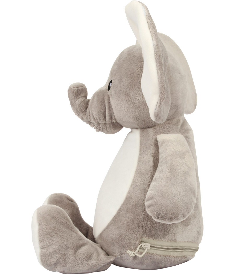 Peluche zippée Éléphant
