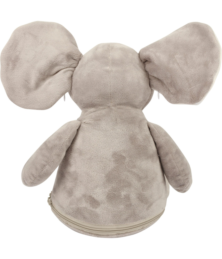 Peluche zippée Éléphant