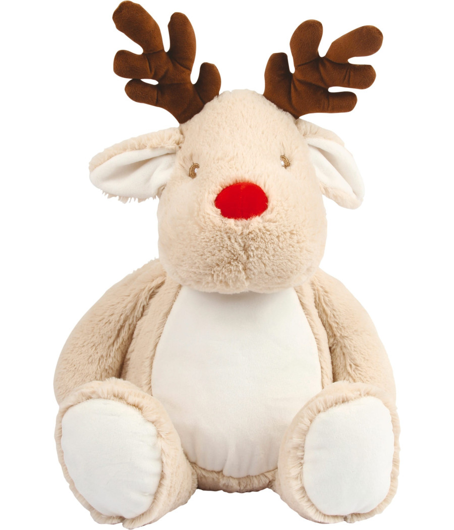 Peluche zippée Renne
