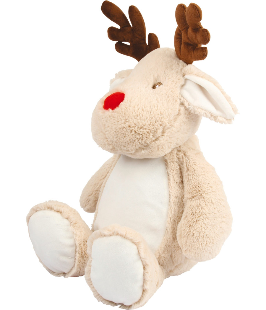 Peluche zippée Renne