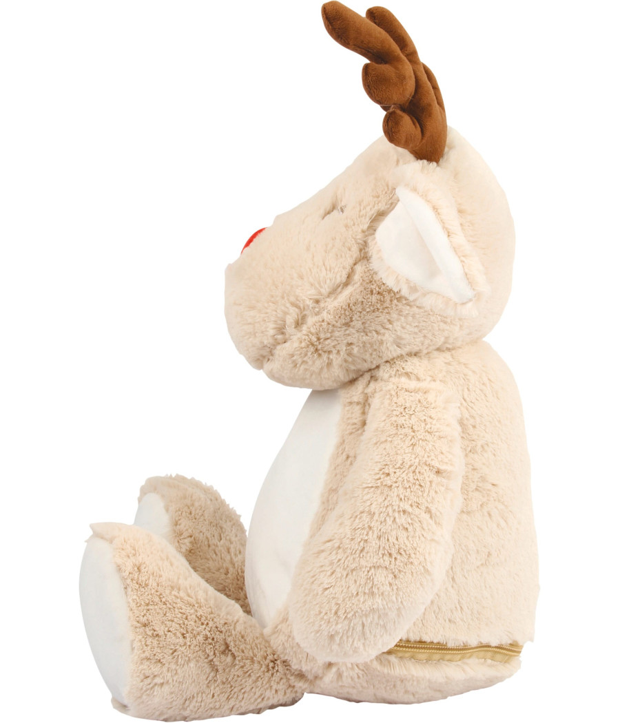 Peluche zippée Renne