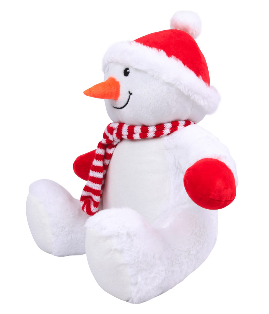 Peluche zippée bonhomme de neige