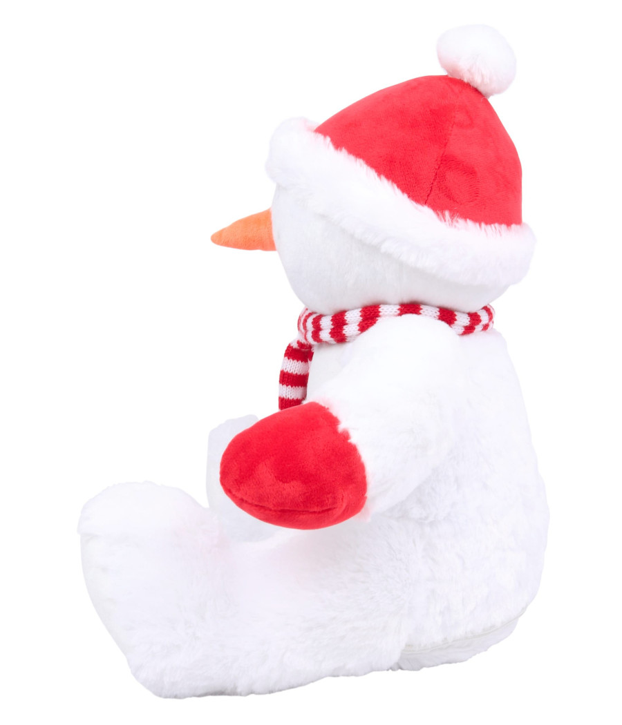 Peluche zippée bonhomme de neige