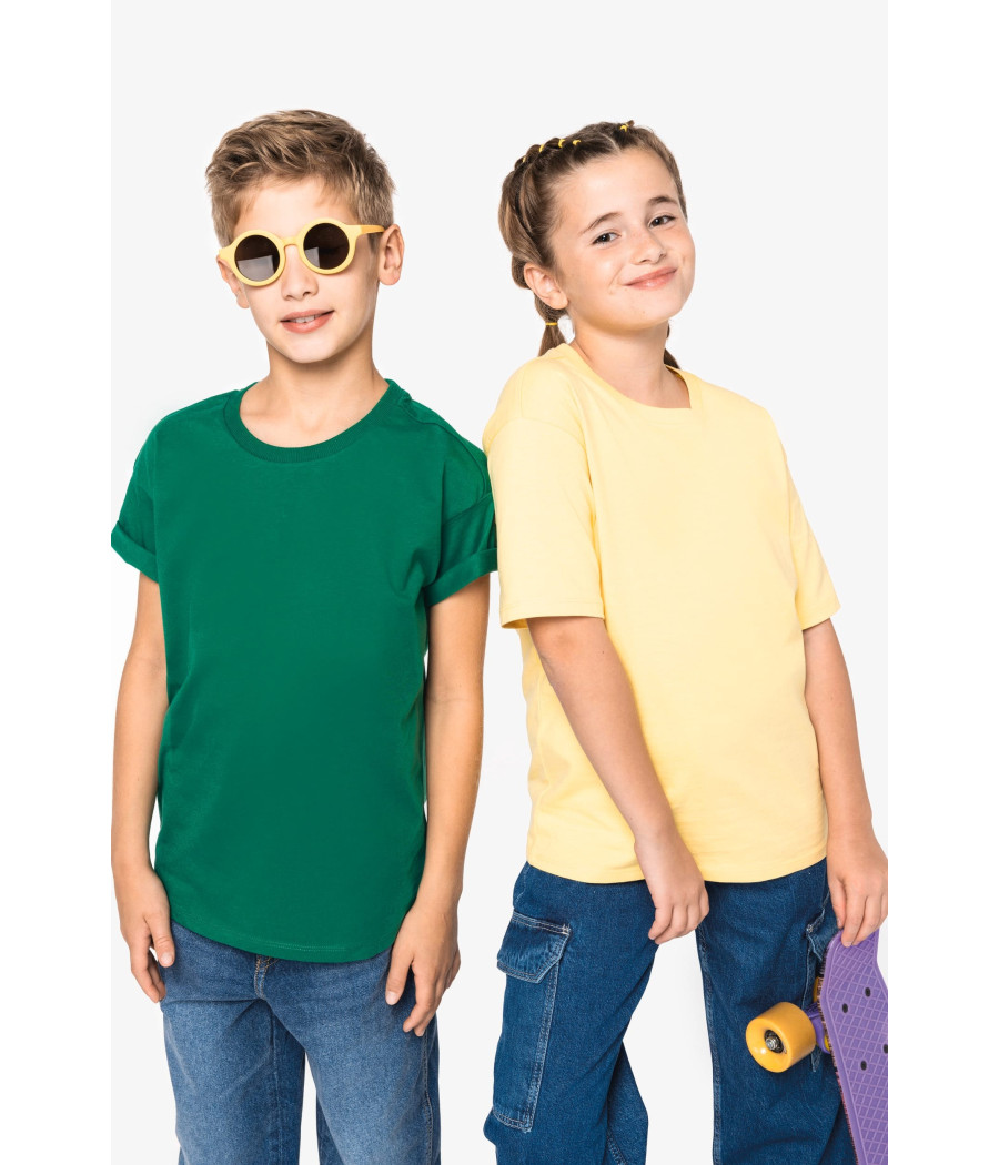 T-shirt écoresponsable oversize enfant