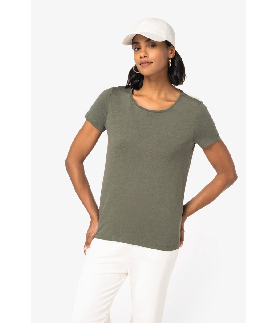T-shirt écoresponsable en modal femme