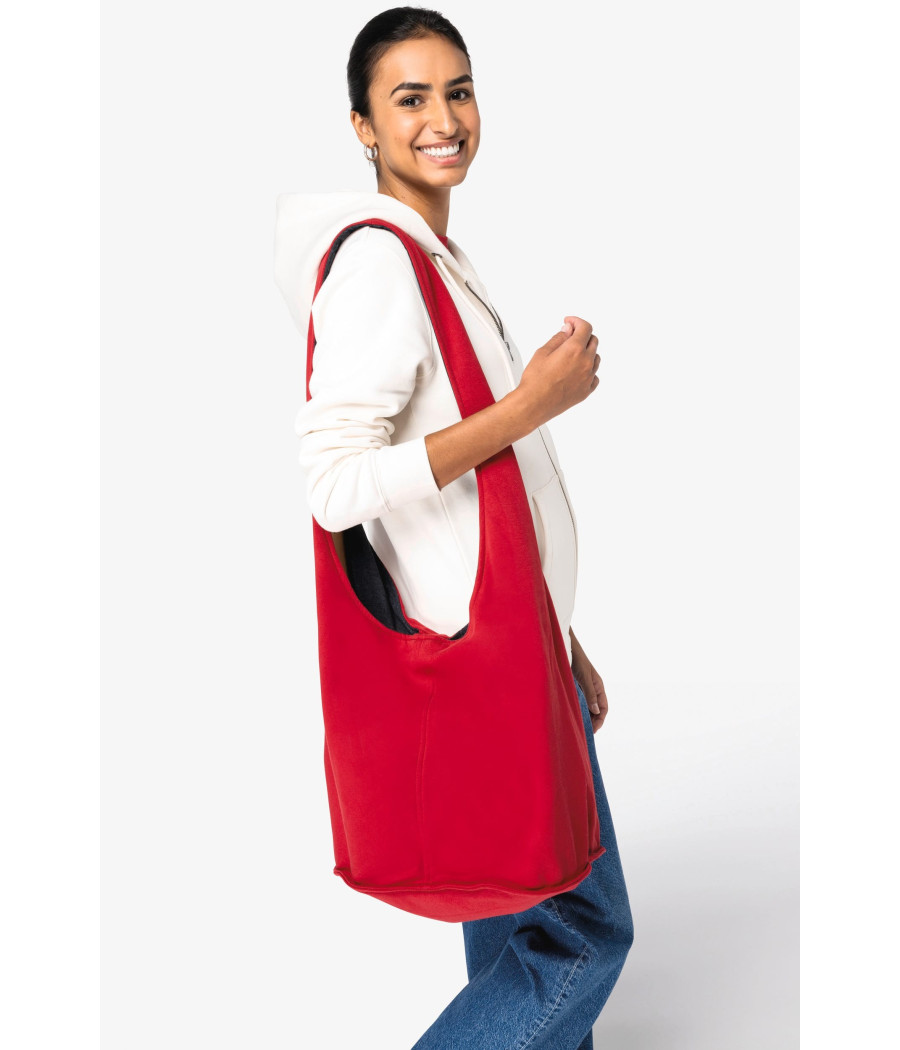 Sac bandoulière en molleton