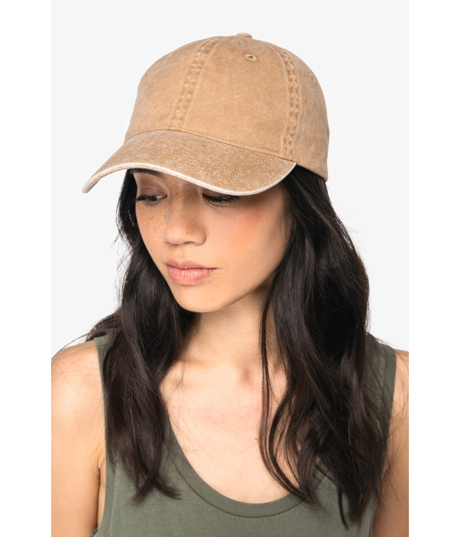 Casquette écoresponsable délavée unisexe