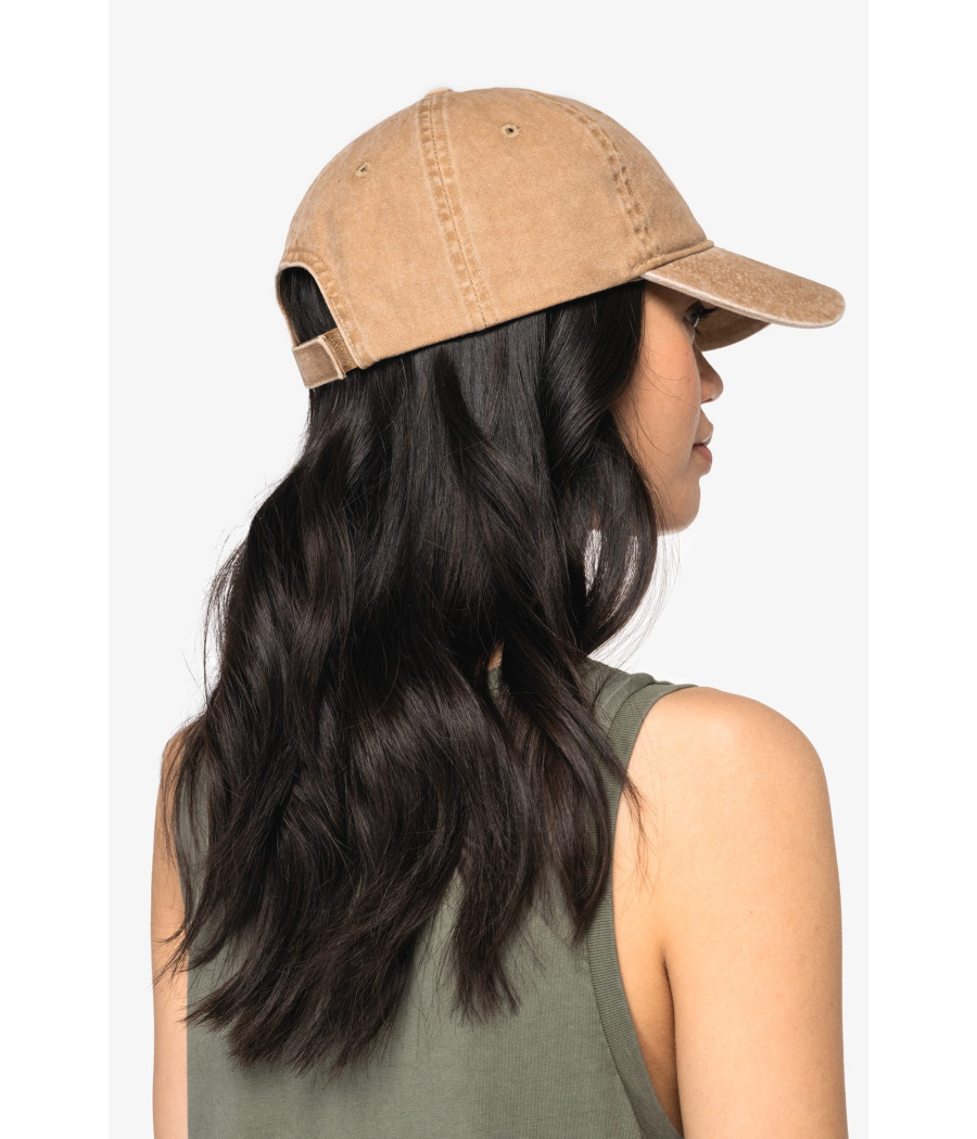 Casquette écoresponsable délavée unisexe