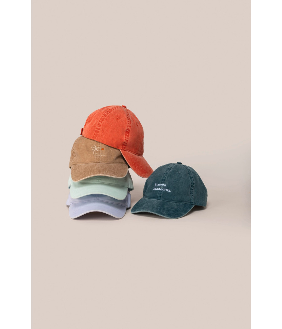 Casquette écoresponsable délavée unisexe