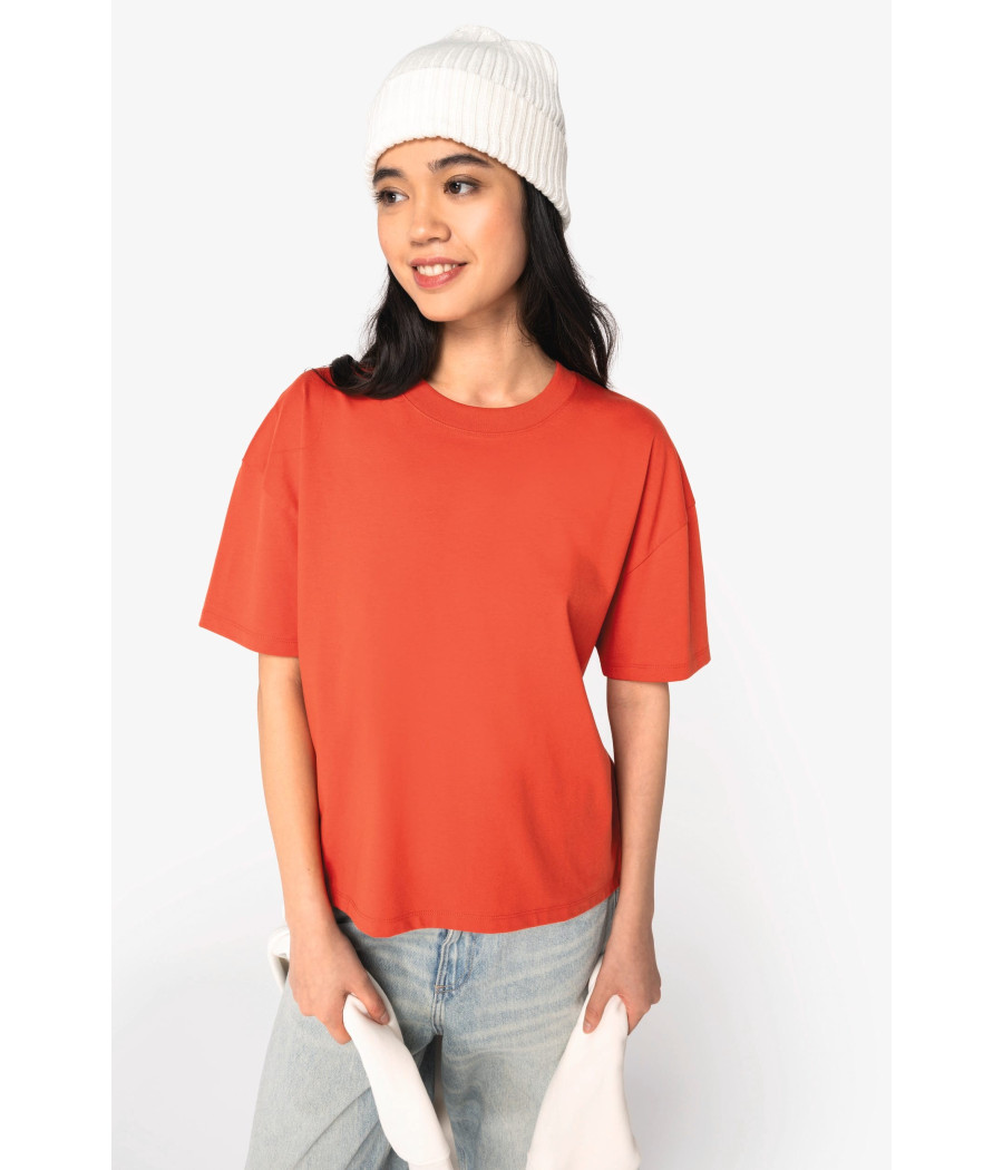 T-shirt écoresponsable oversize femme