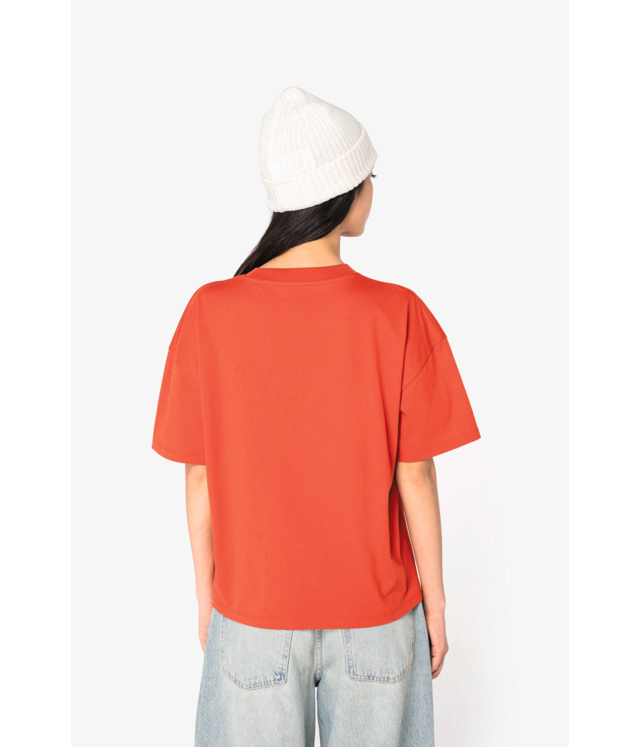 T-shirt écoresponsable oversize femme