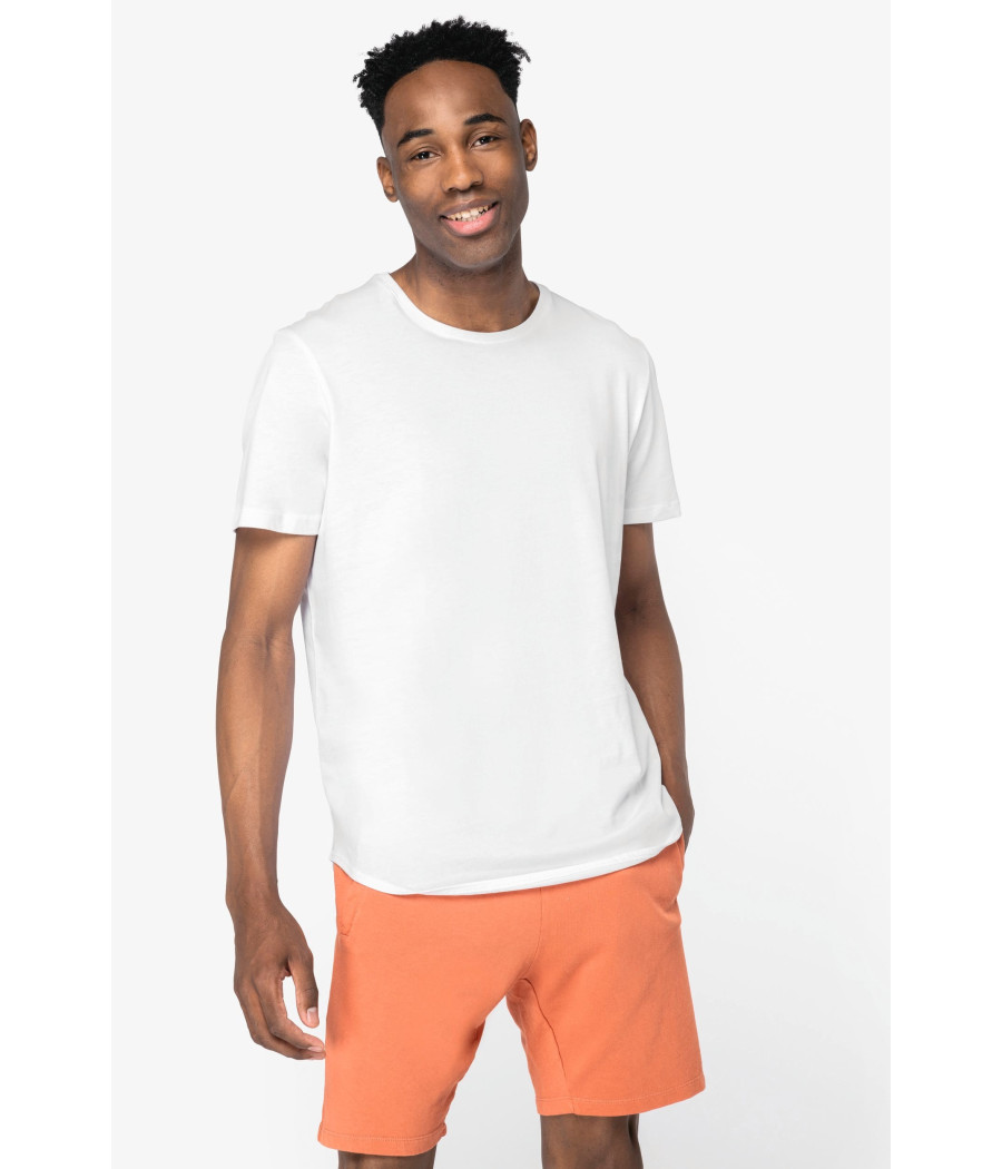 T-shirt écoresponsable bas arrondi homme