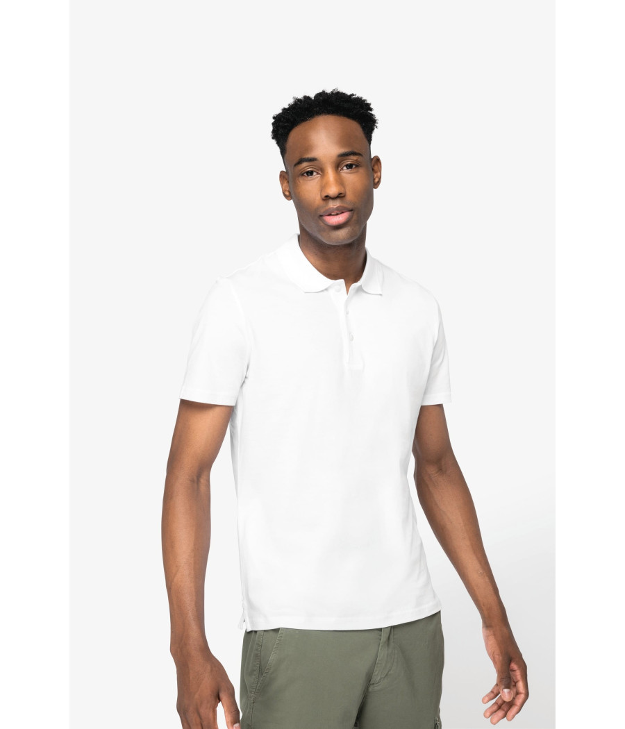 Polo en jersey écoresponsable homme