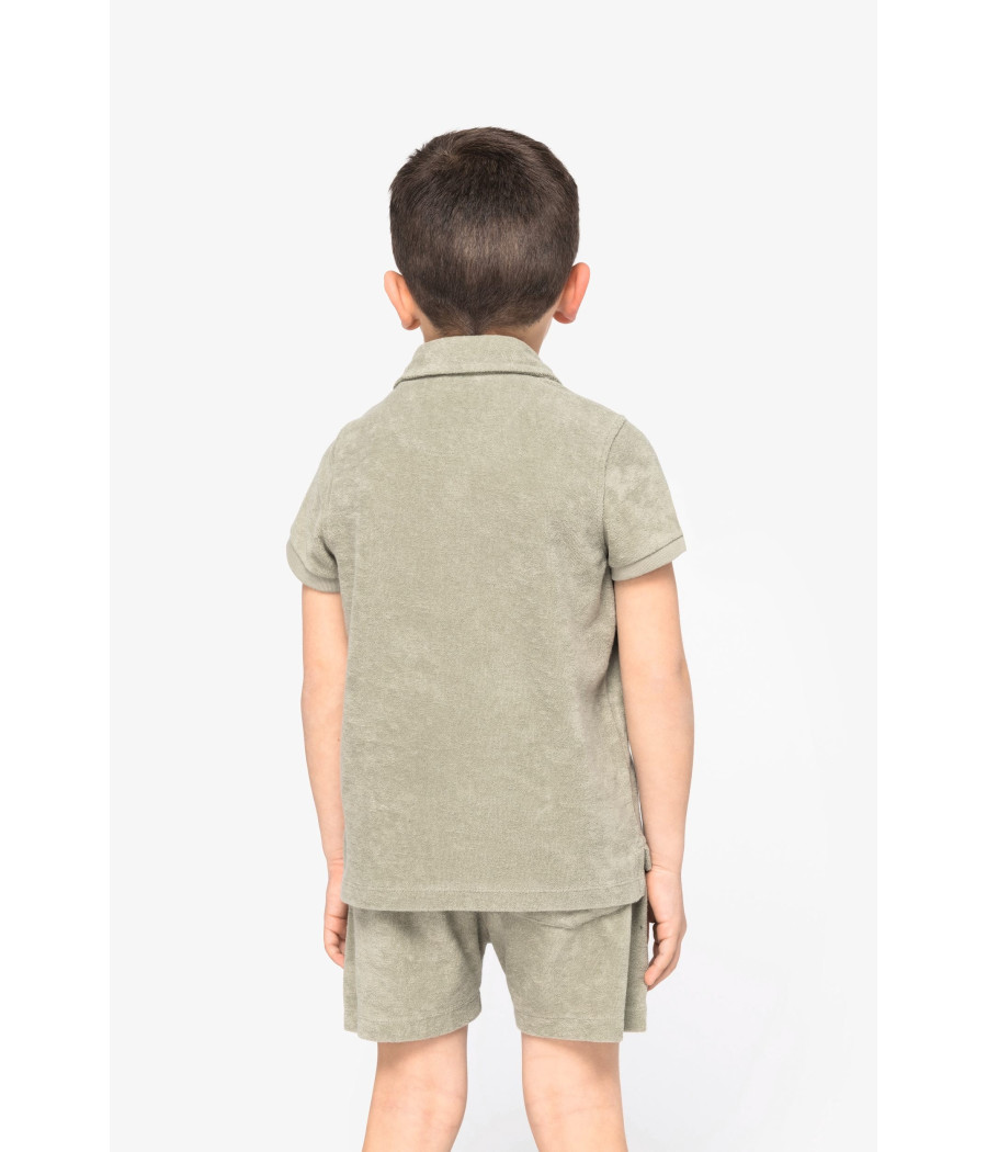 Polo écoresponsable en éponge garçon