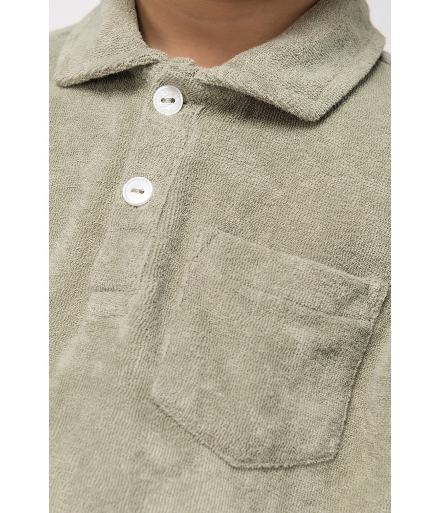 Polo écoresponsable en éponge garçon