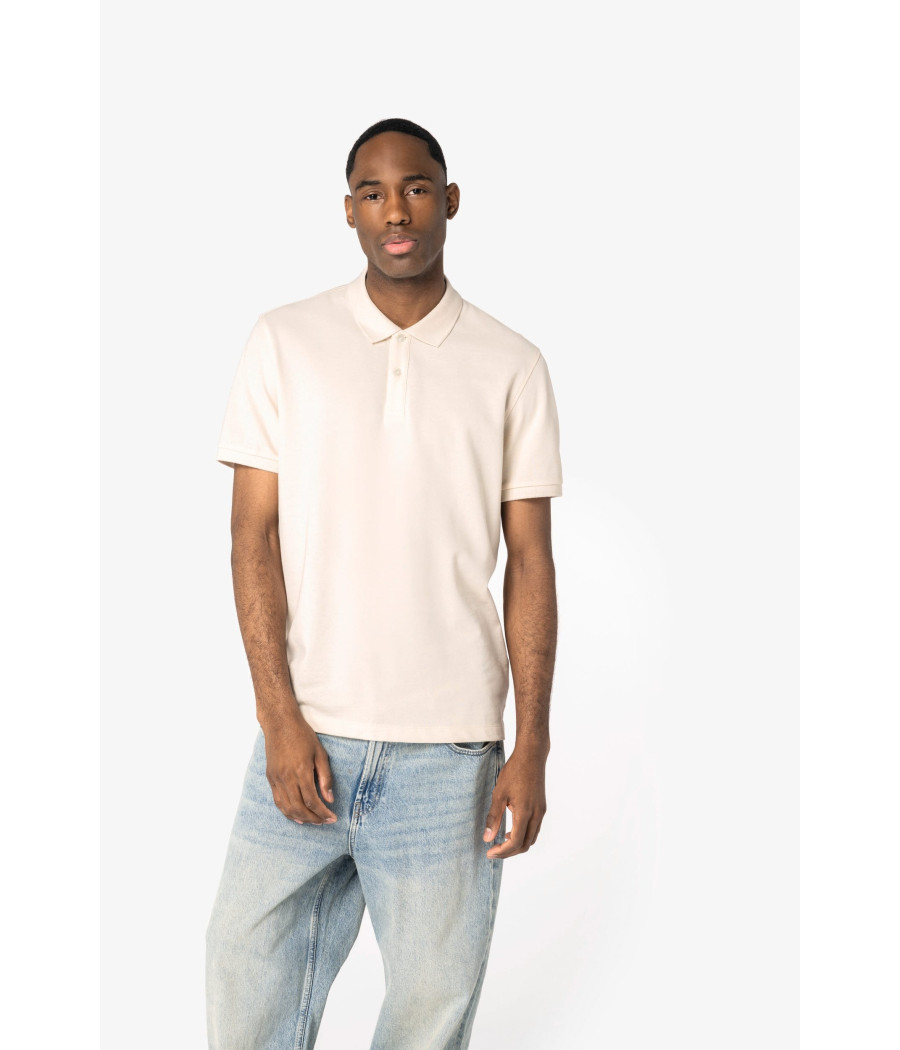 Polo écoresponsable maille piquée homme