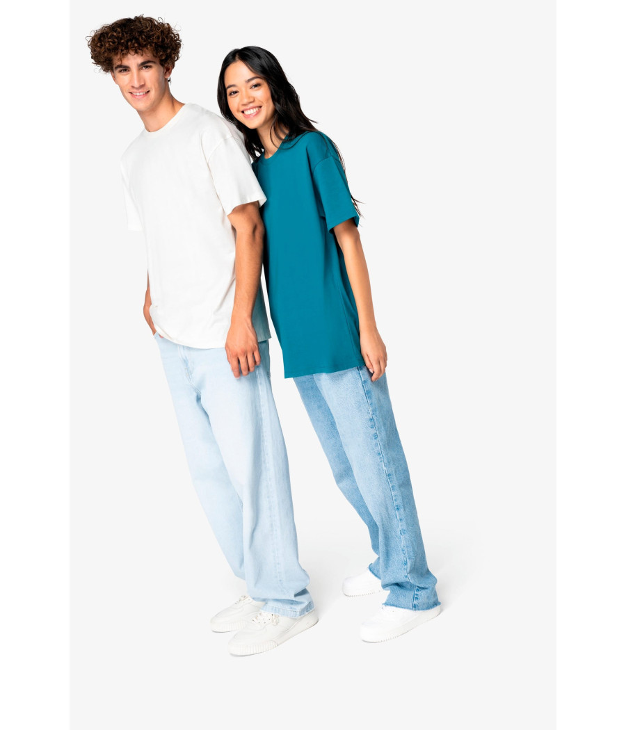 T-shirt écoresponsable à épaules tombantes unisexe