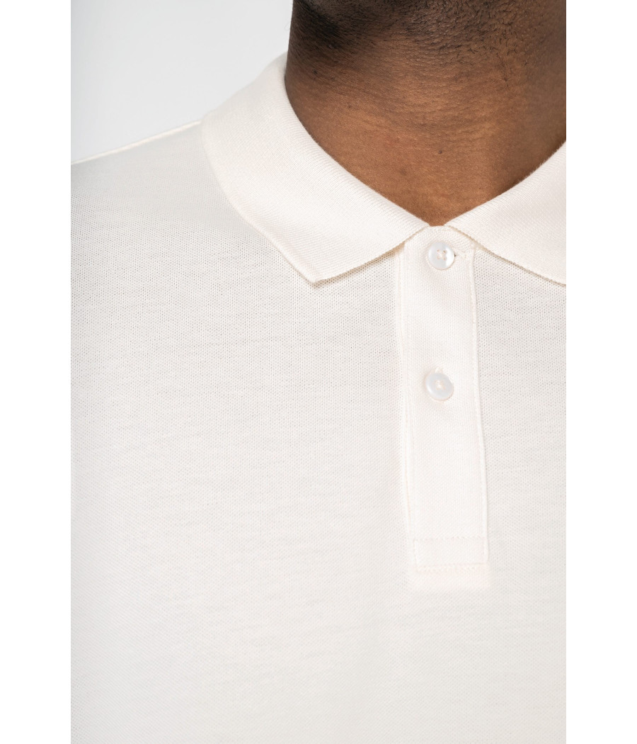 Polo écoresponsable maille piquée à épaules tombantes homme